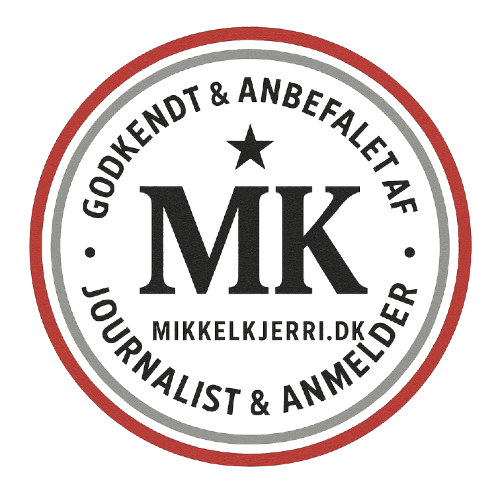 MikkelKjerri.dk grafisk logodesign for Mikkel Kjerri, journalist & anmelder.