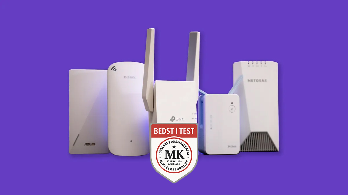 BEDST I TEST 2026: Top 10 WiFi Boostere & Extenders – de bedste modeller under 1.000 kr