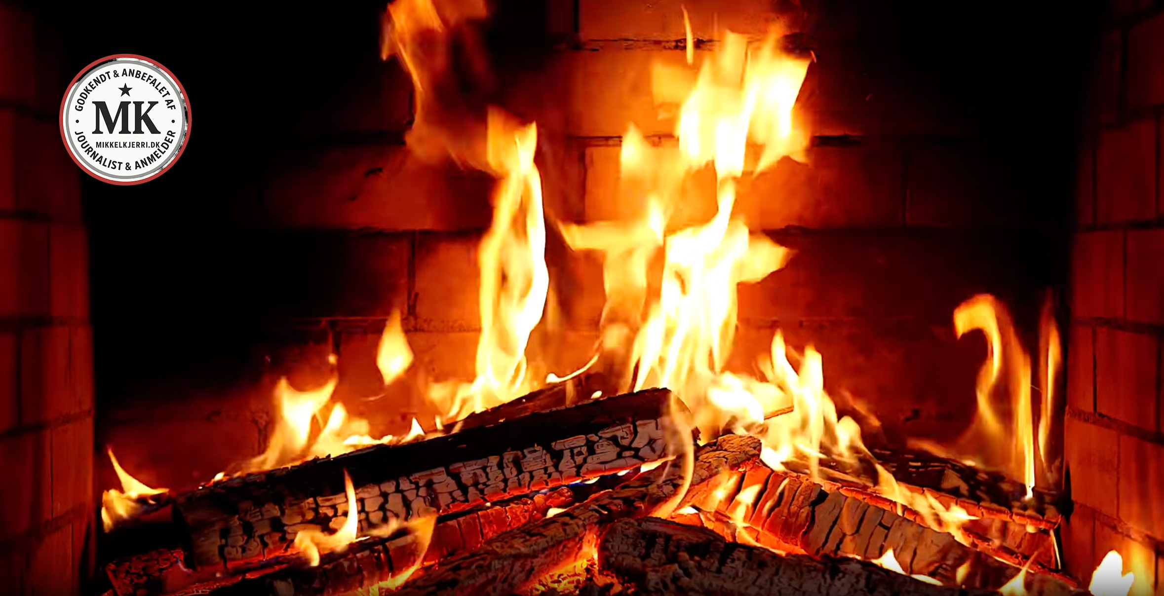 🔥 Pejsevideo i 4K – Den ultimative hyggelige pejs med knitrende ildlyde