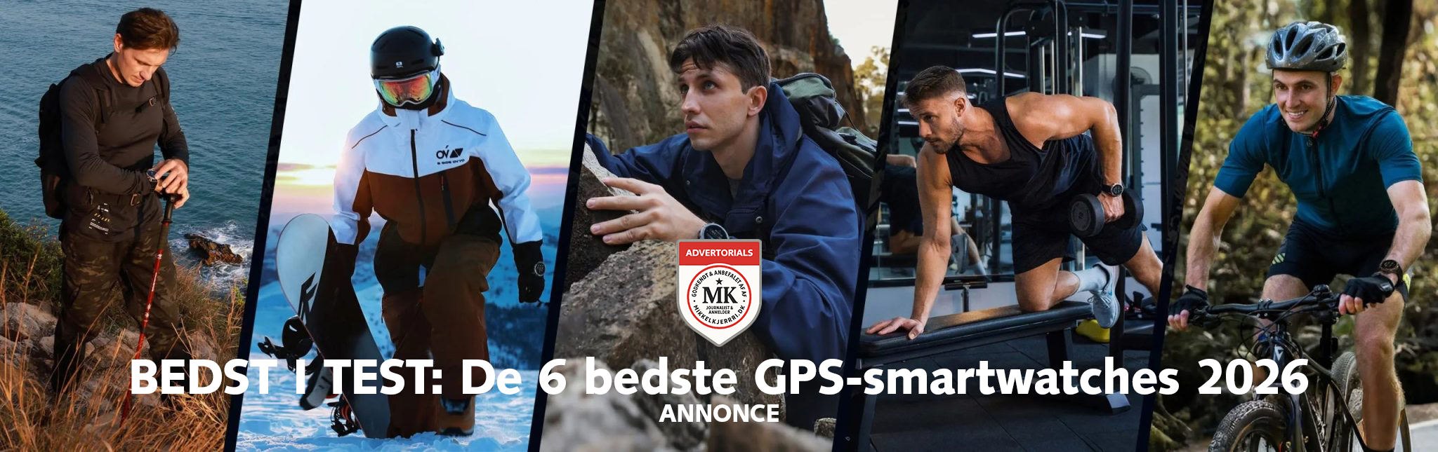 De 6 bedste GPS-smartwatches 2026