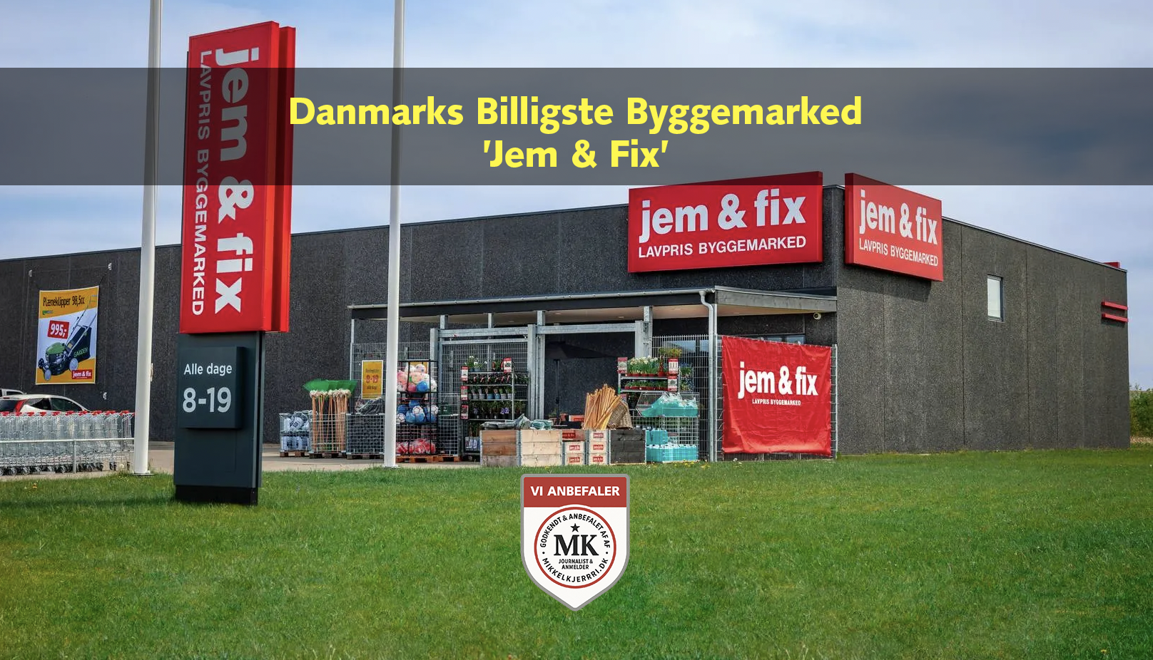 PriceRunner har fundet: Danmarks Billigste Byggemarked 2025/26