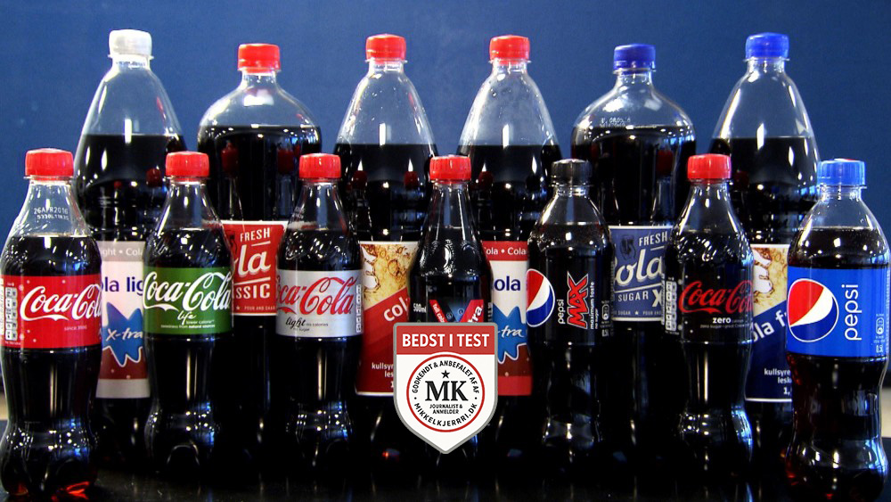 BEDST I TEST: Cola 2026: Bedste cola og bedste sukkerfri cola i blindsmagning