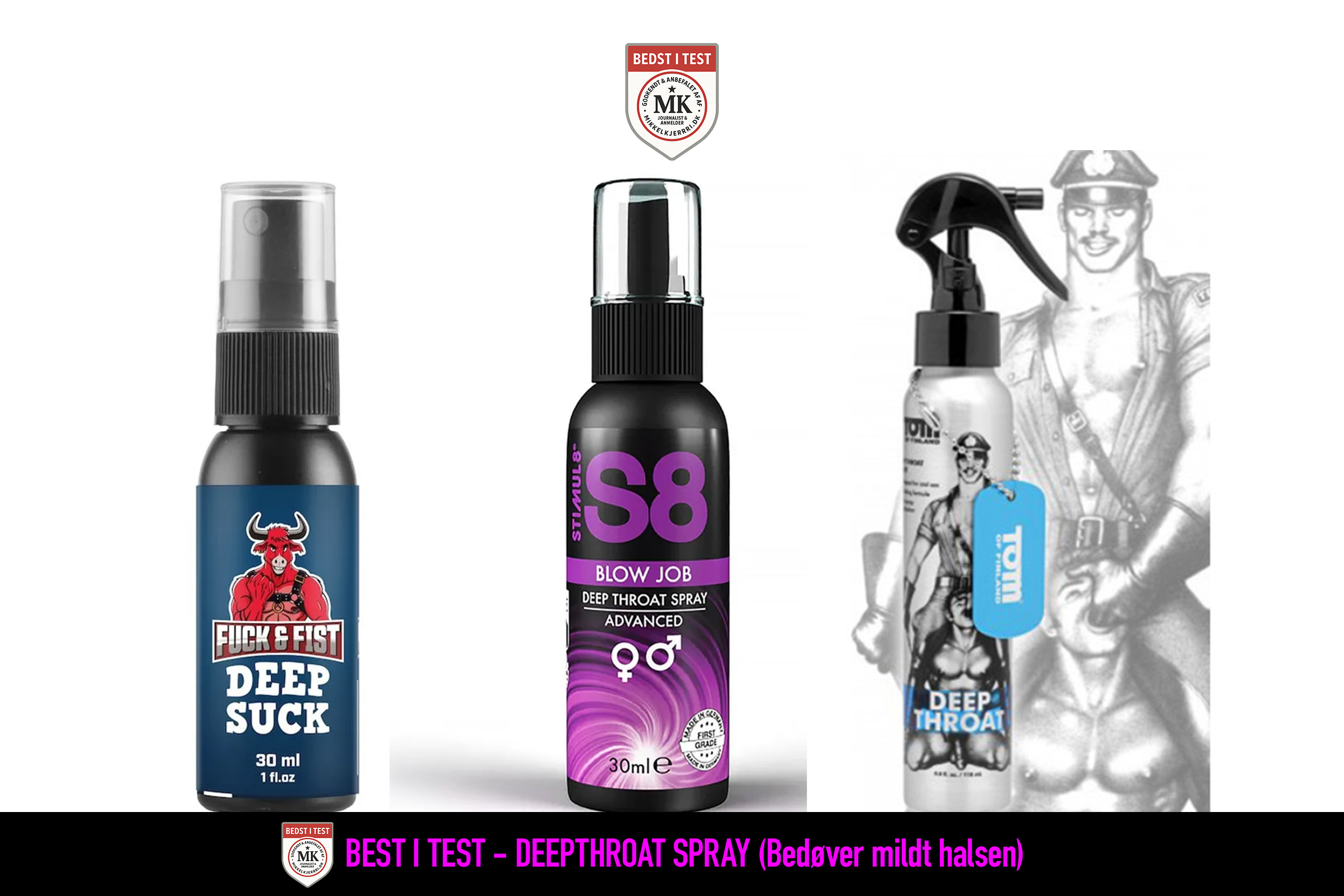 BEDST I TEST: Bedøvende spray til deepthroat/blowjob