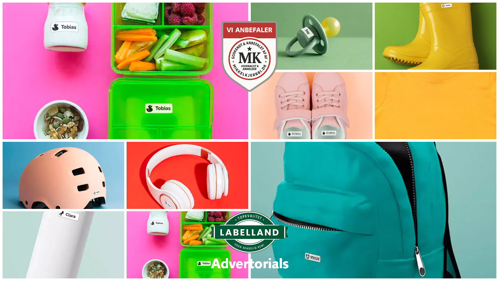 LabelLand.dk anmeldelse: navnemærker og navnelapper til børn i institution (og til voksne, der er trætte af “hvor blev den af?”)