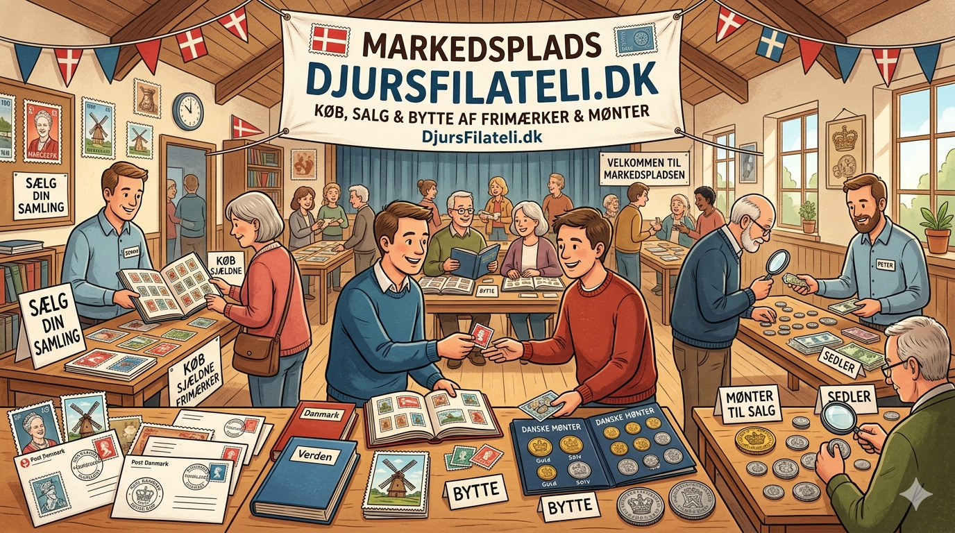 Markedspladsen | DjursFilateli.dk lanceres som nyt nichesite for frimærkesamlere og møntsamlere